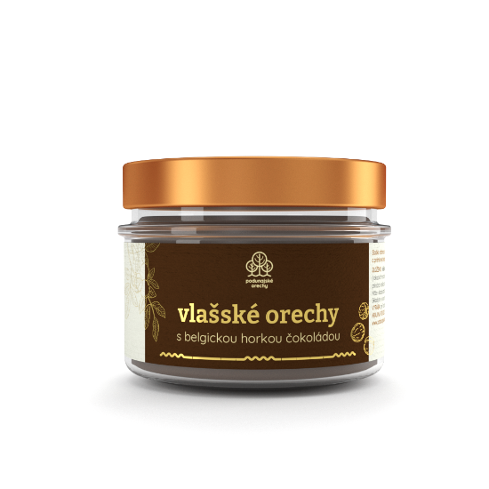 Obrázok z Nátierka - vlašské orechy s belgickou horkou čokoládou, 200g