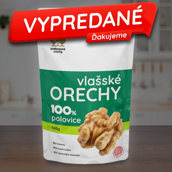 Obrázok z Jadrá vlašských orechov, polovičky, balenie 500g